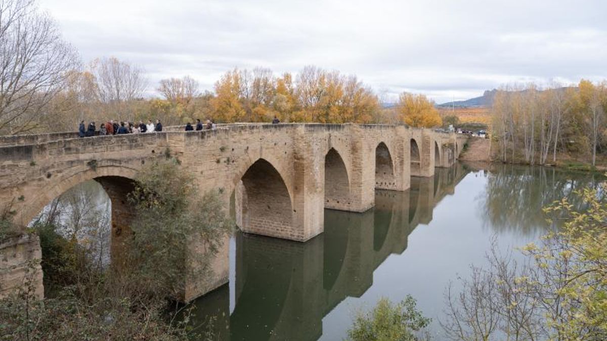 Fin de obra en el puente de Briñas que ahora será peatonal
