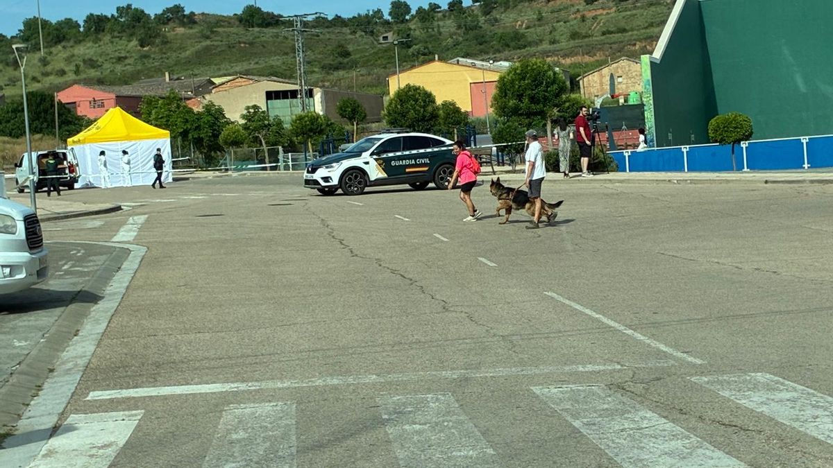 Guardia Civil investiga el homicidio en Fuenmayor