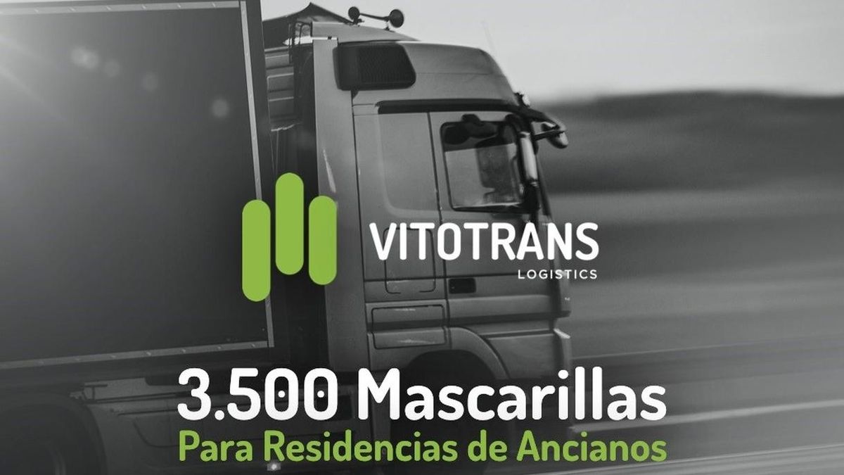 La empresa alavesa de logística Vitotrans dona 3.500 mascarillas a las residencias de Álava