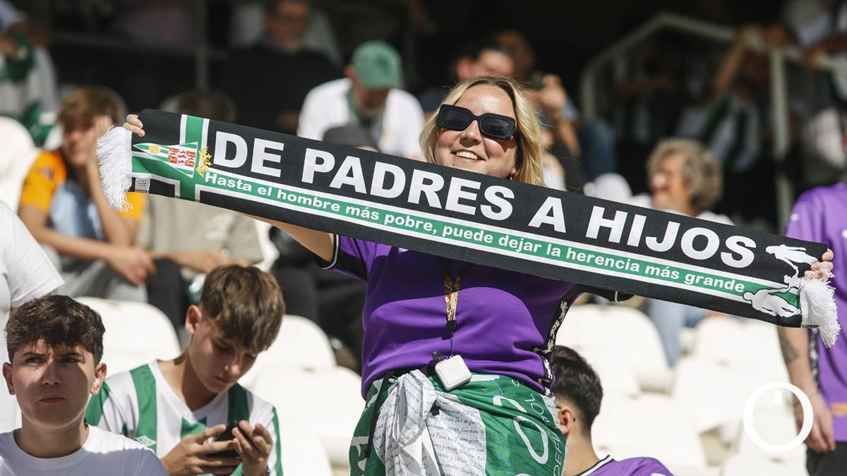 Grada Blanquiverde del Córdoba CF - CD Castellón