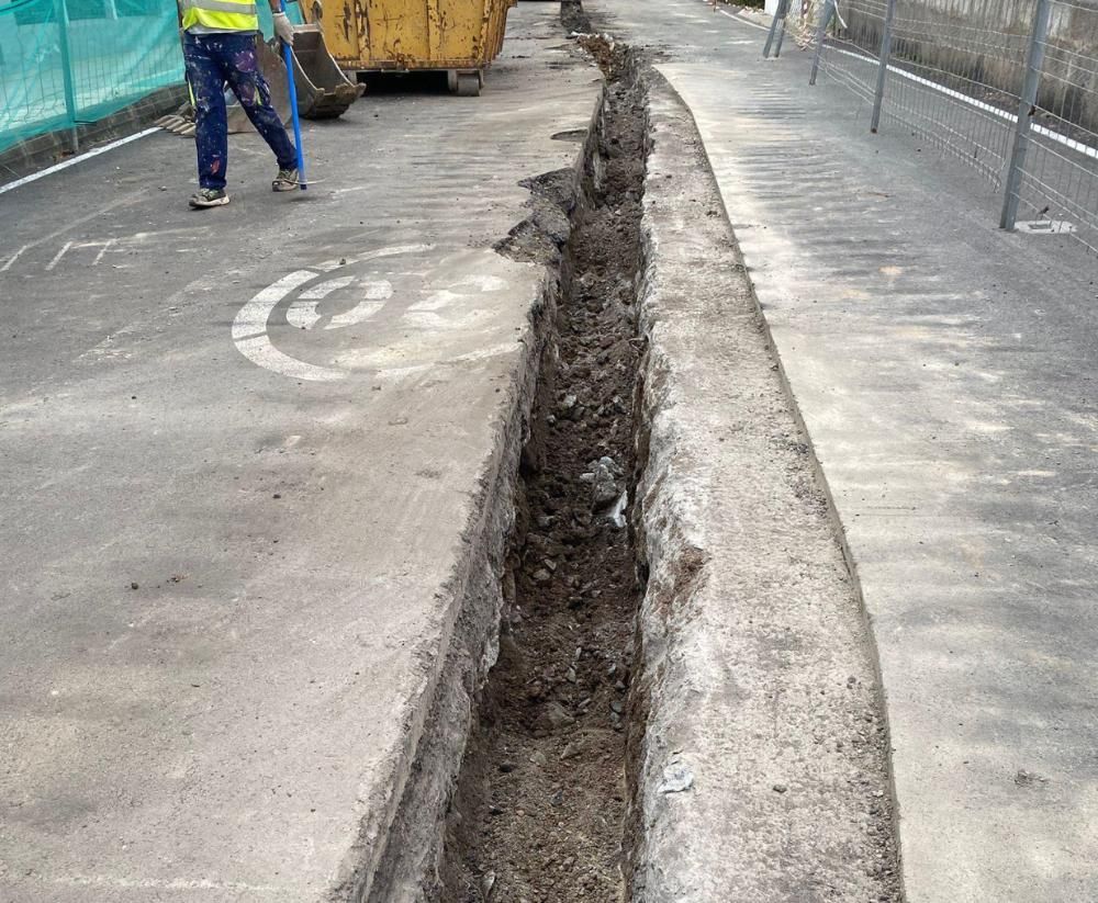 Obras en Moya para mejorar el suministro eléctrico.