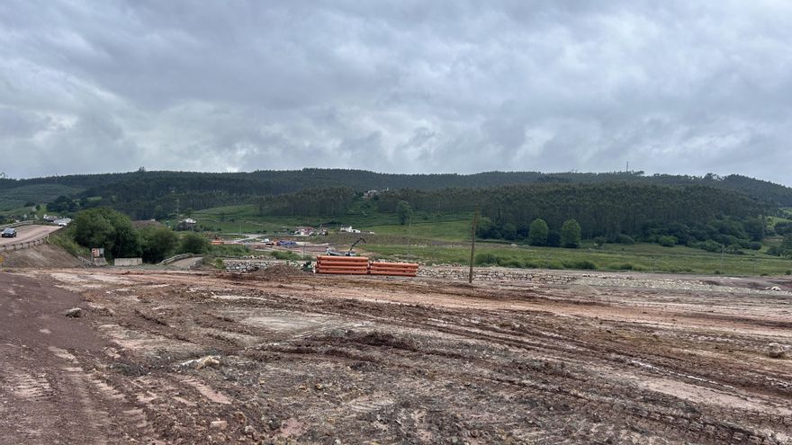 Obras del centro logístico de La Pasiega.