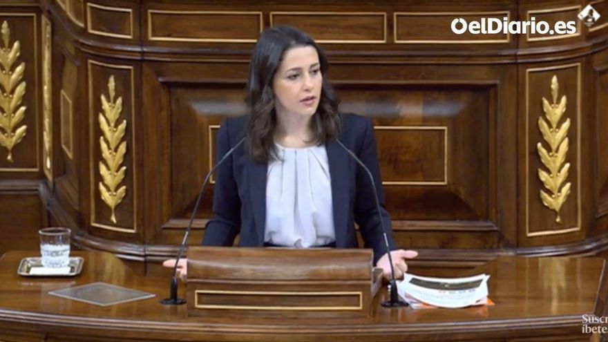 Inés Arrimadas en el Congreso