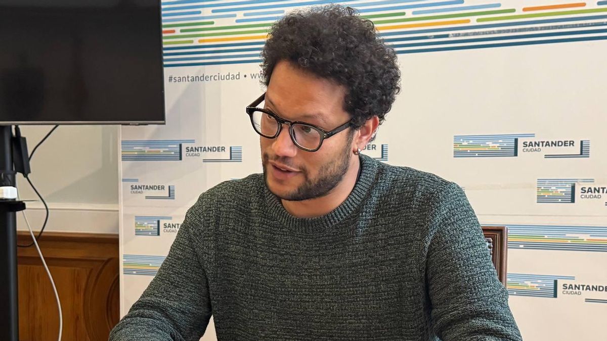 Keruin Martínez, concejal de IU: "Es evidente la falta de mantenimiento de muchos puntos negros en Santander donde podría pasar cualquier cosa"