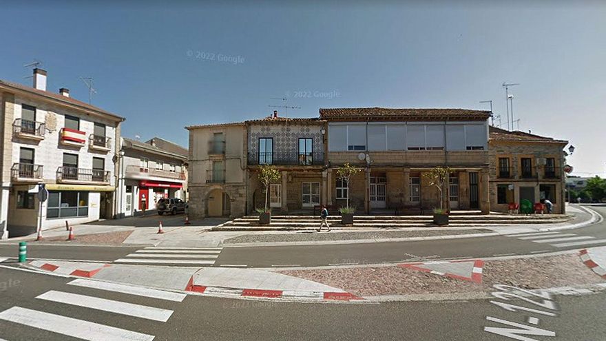 La Plaza Mayor de Alcañices. // Google Street Wiew