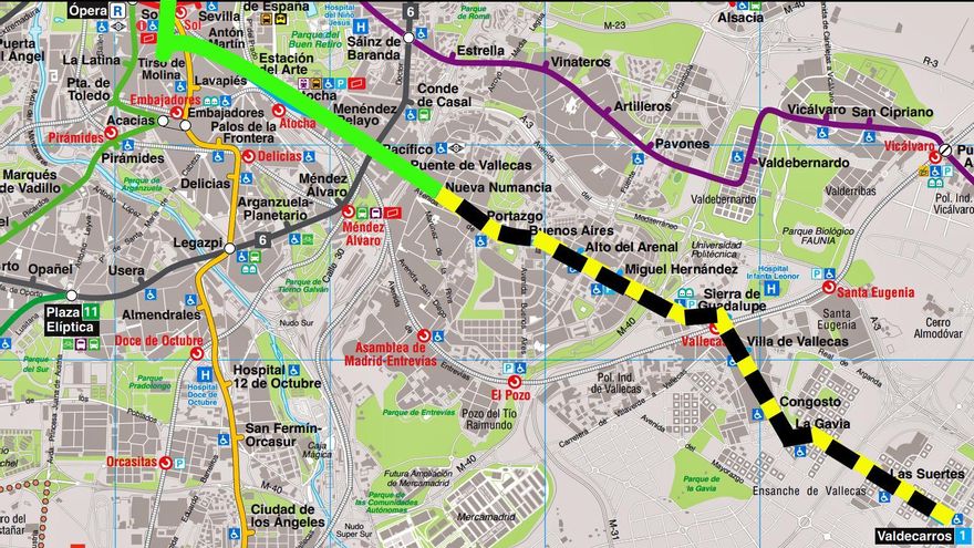 Metro de Madrid reabre el miércoles la línea 1 entre Sol y Nueva Numancia, parte del tramo cortado desde junio