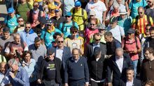 Torra evita referirse a los disturbios desde las 'marchas de la libertad': "El Govern está al lado del pueblo movilizado"
