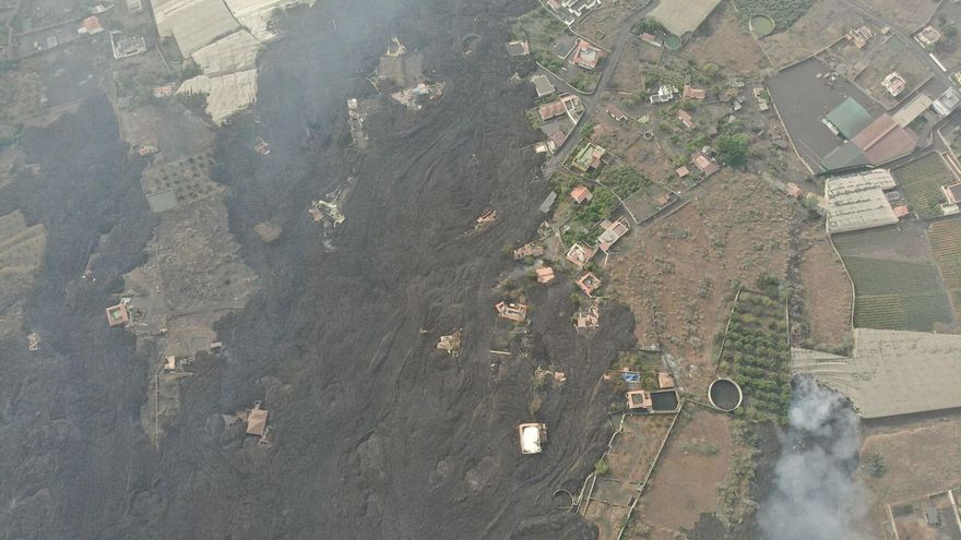 La lava arrasa 901 hectáreas y destruye 2.146 edificaciones