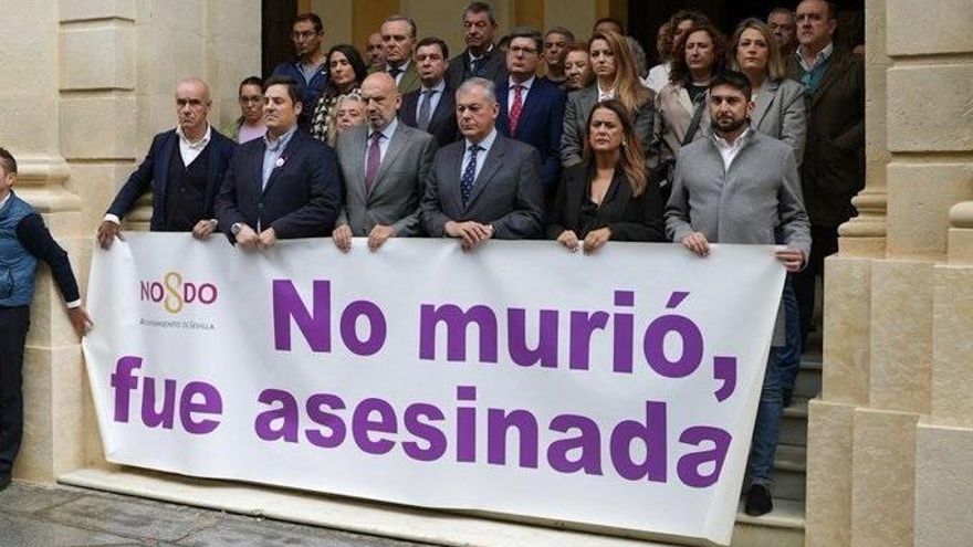 EuropaPress 6365672 imagen concentracion ayuntamiento sevilla asesinato machista estepa