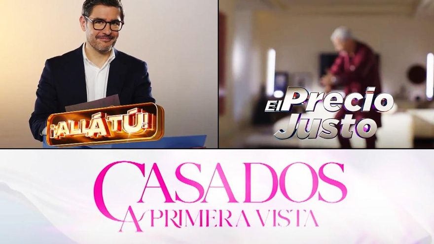 Telecinco inicia la promoción de 'Casados a primera vista' y calienta el regreso de 'El precio justo' y '¡Allá tú!'