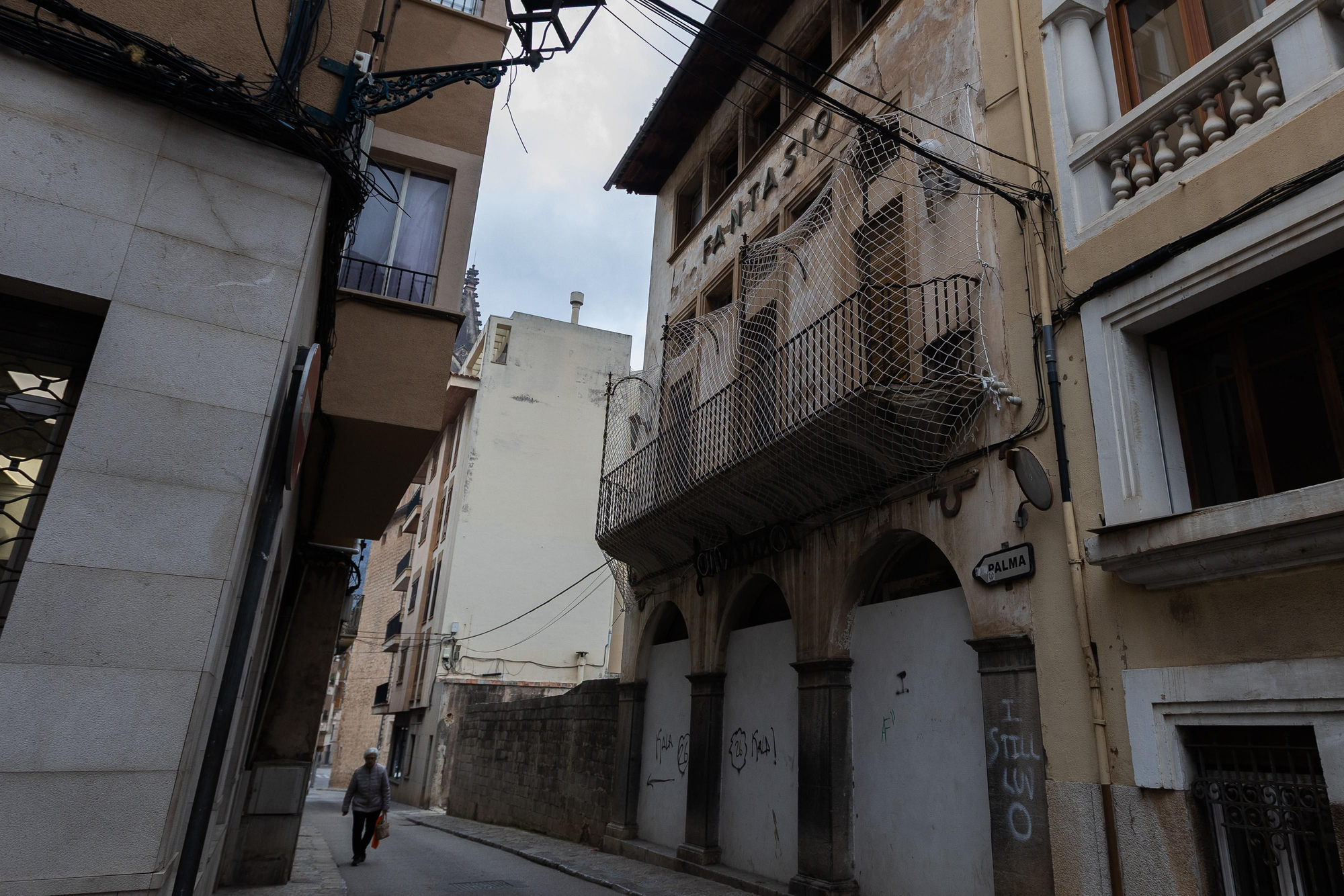 Fachada del antiguo cine Fantasio, en la actualidad