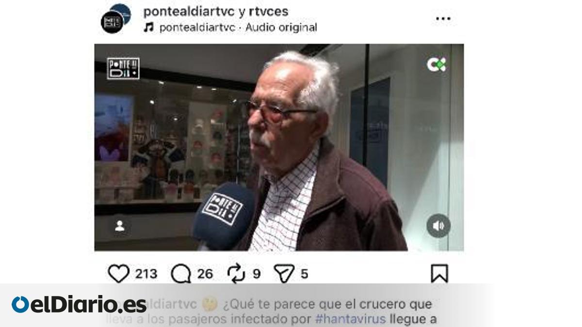 Televisión Canaria pregunta en la calle: “¿Qué te parece que el crucero que lleva a los pasajeros infectados por hantavirus llegue a Canarias?”