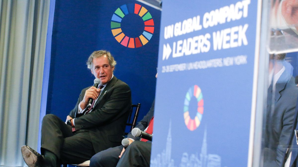 Archivo - El presidente de Acciona, José Manuel Entrecanales, durante su intervención en la Cumbre de Acción Climática de Naciones Unidas