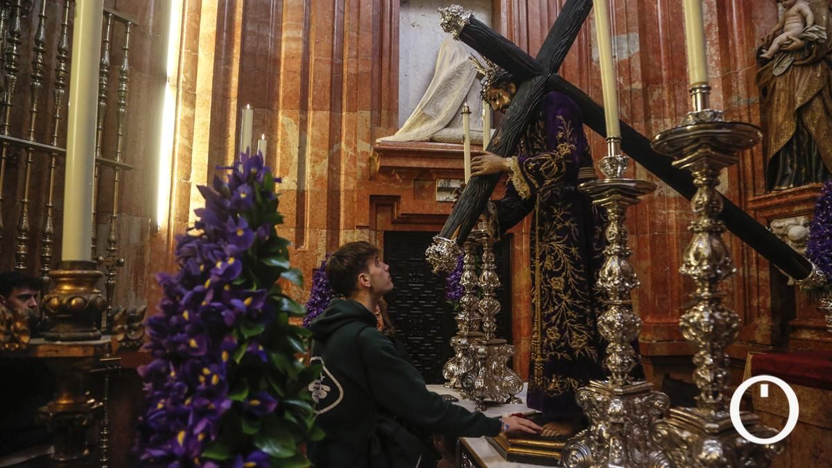 Estampa única de Jesús del Calvario en la Mezquita Catedral