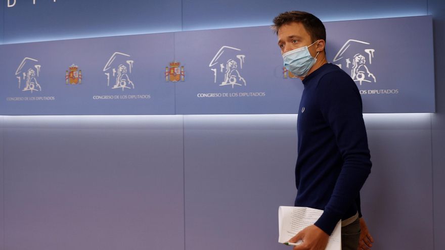 El portavoz de Más País en el Congreso, Íñigo Errejón. EFE/ Mariscal