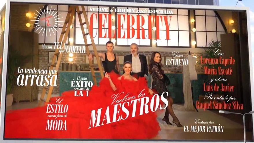 RTVE anuncia ya 'Maestros de la costura Celebrity 2', que llegará a La 1 con 12 nuevos famosos y un cambio en el jurado