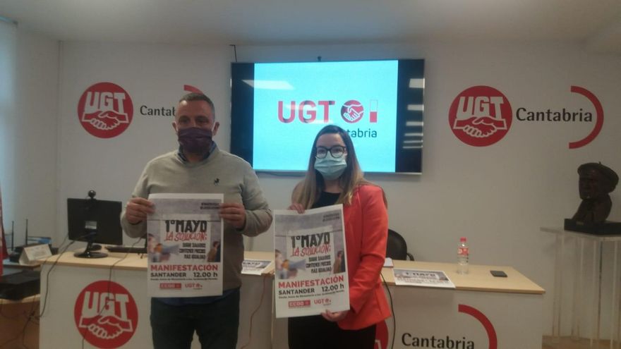 Presentación de los actos del Primero de Mayo en Cantabria