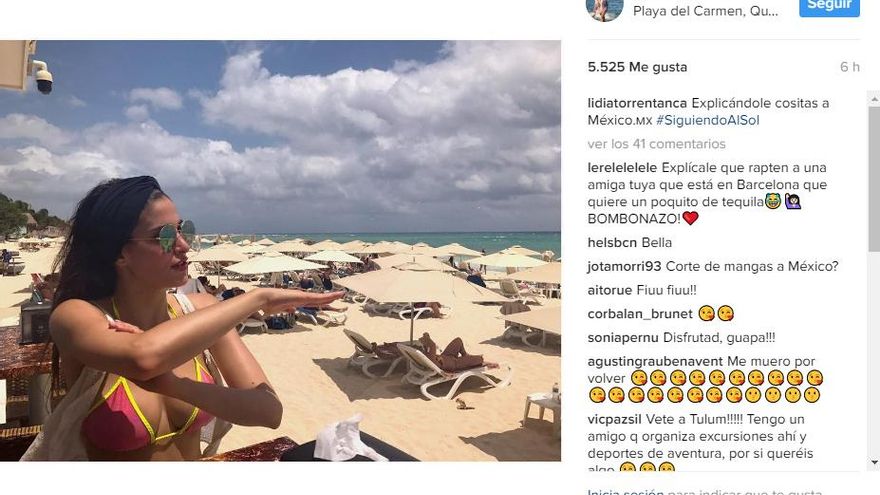 Instagram de Lidia Torrent