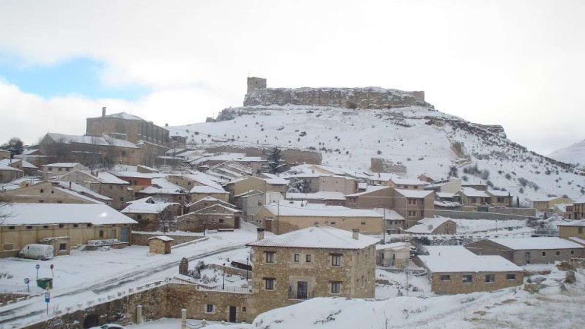 La Serranía de Guadalajara en aviso amarillo por nieve durante la madrugada de este sábado 17 de enero