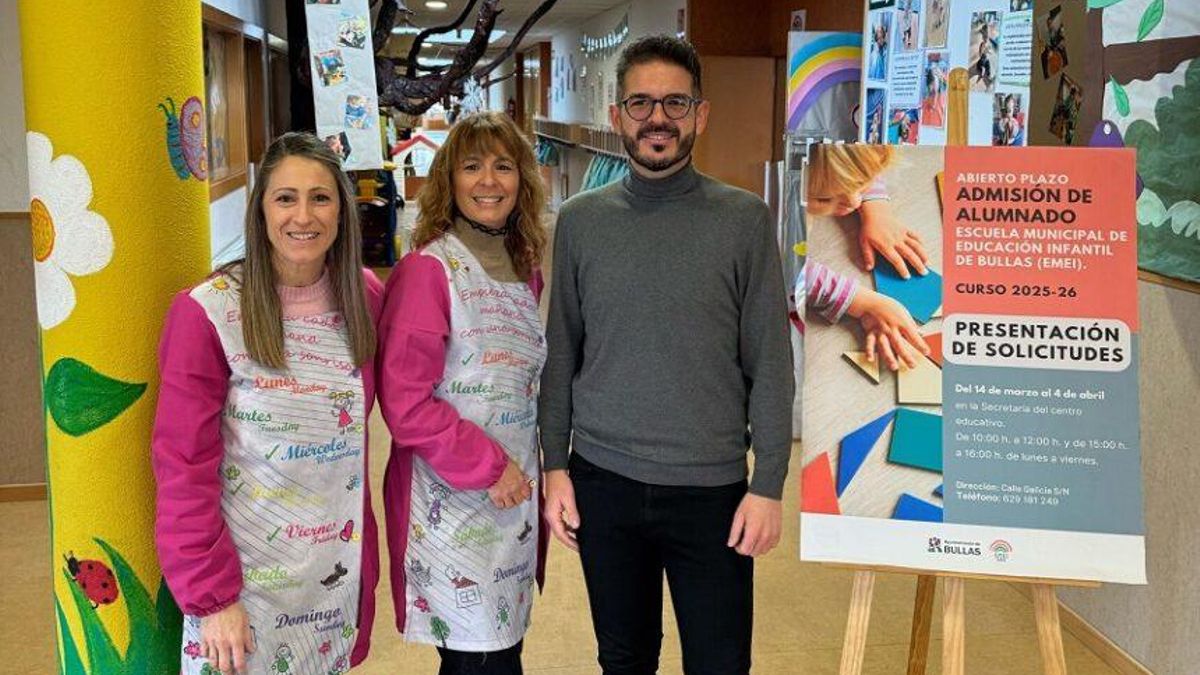 El concejal de Educación, en la Escuela Municipal Infantil de Bullas