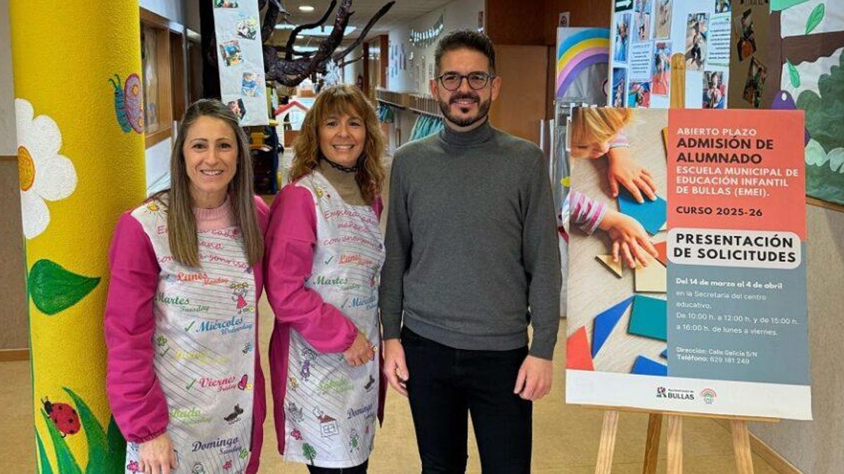 El concejal de Educación, en la Escuela Municipal Infantil de Bullas