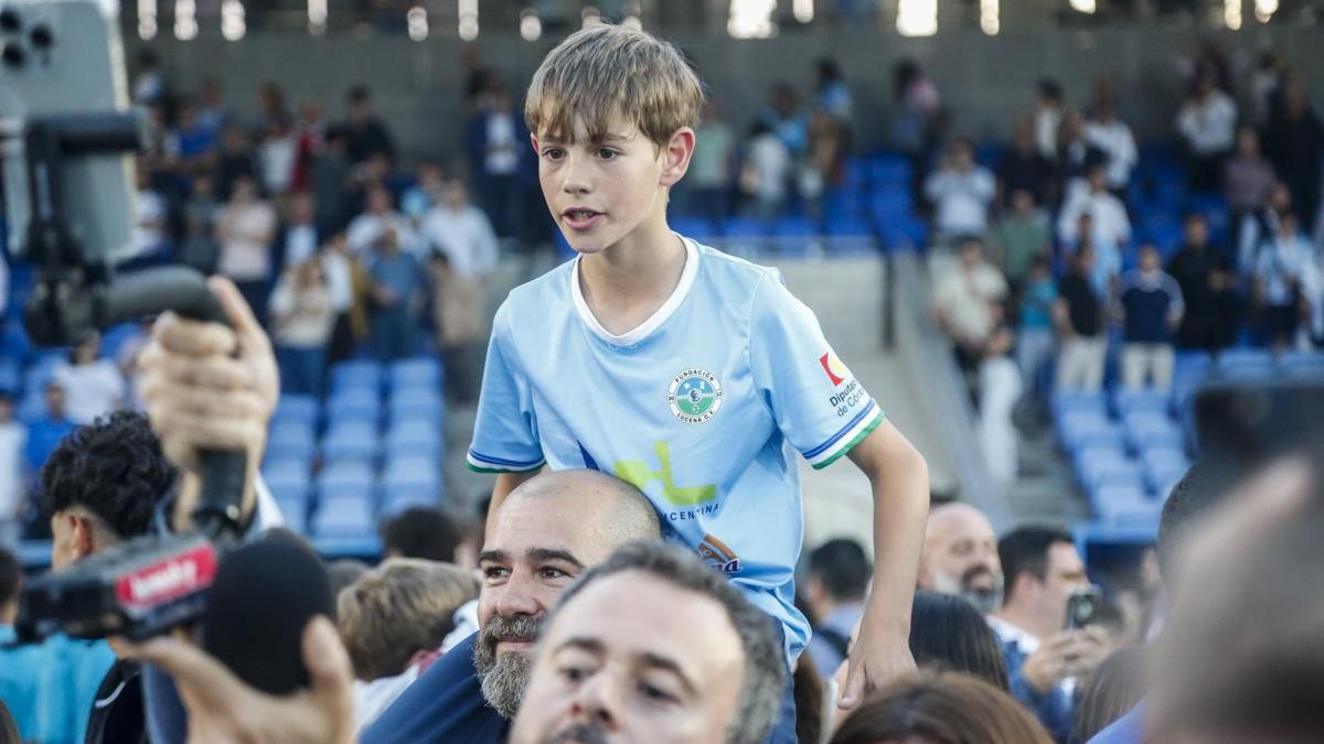 Celebración del ascenso del Ciudad de Lucena