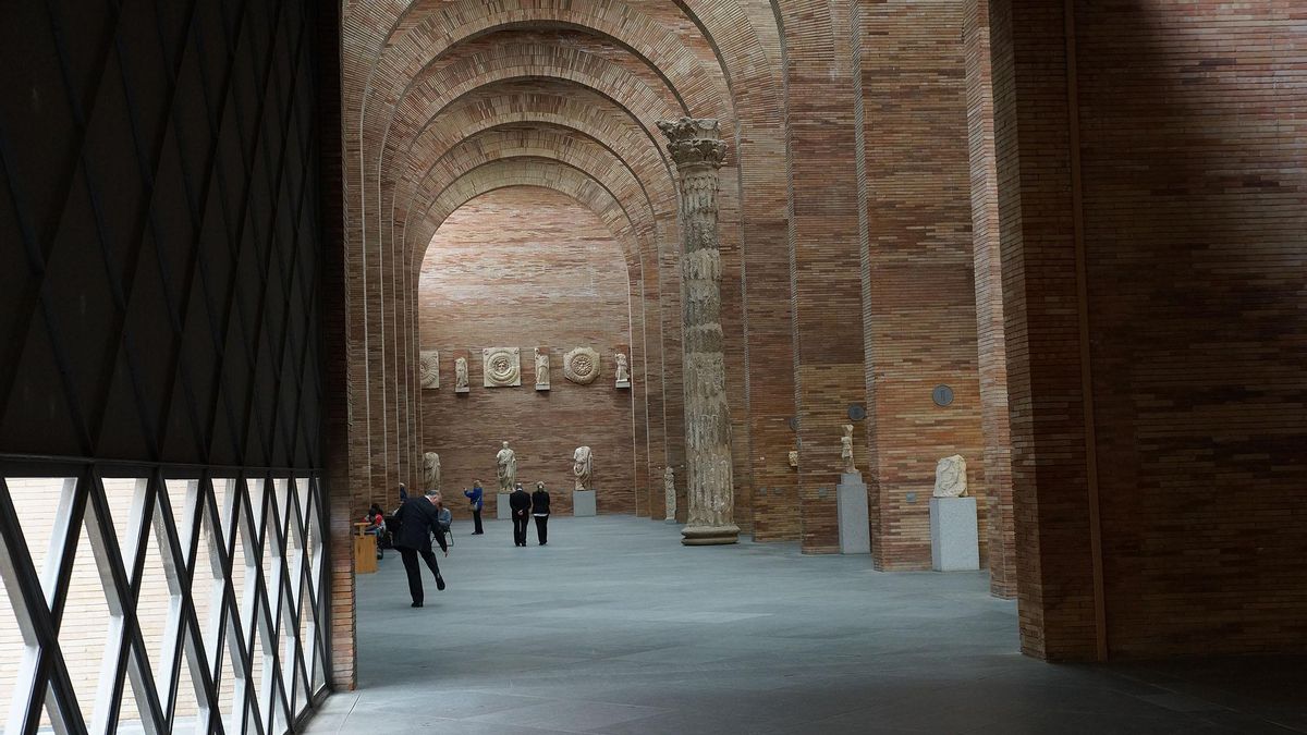 Galerías del Museo Nacional de Arte Romano de Mérida.