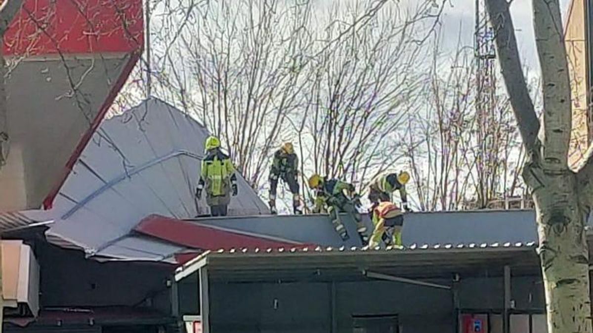 Actuación de los bomberos de la Diputación de Cáceres en Arroyo de la Luz