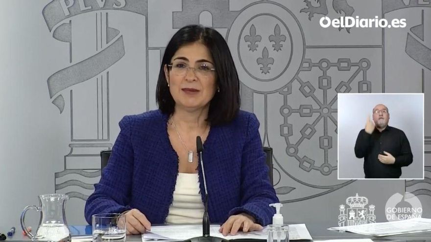 La ministra de Sanidad, Carolina Darias.