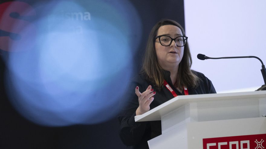 Rosa Mantecón, reelegida secretaria general de CCOO Cantabria con el 87% de los votos