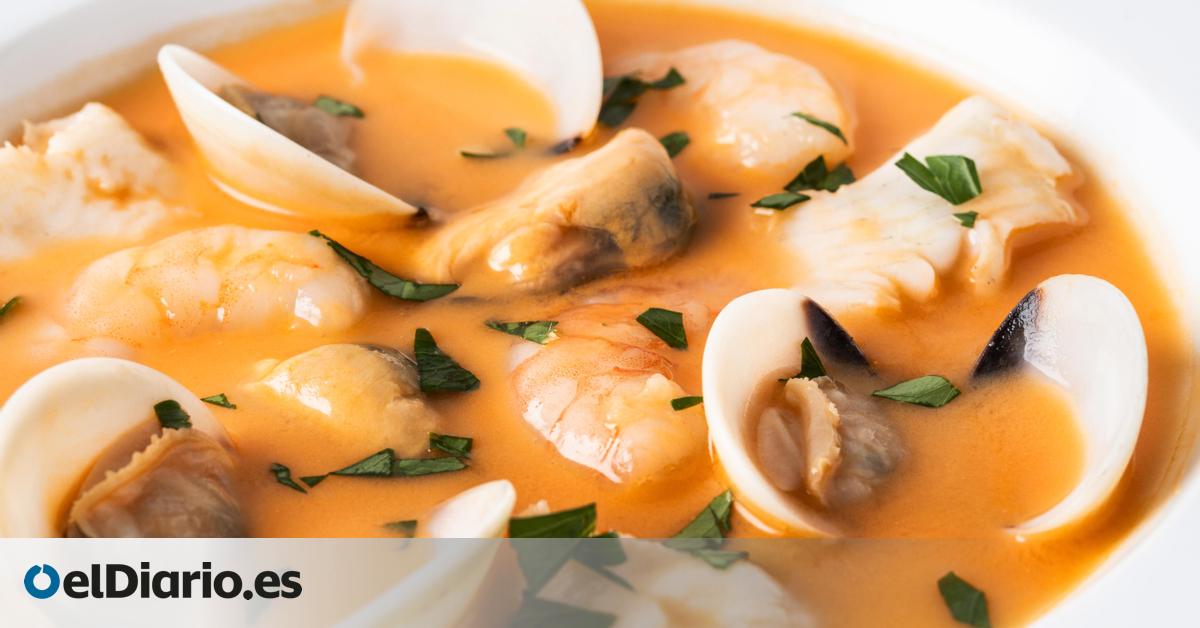 Merluza con almejas y gambas a la sidra: la receta tradicional paso a paso