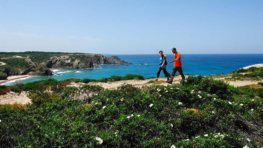 La Ruta Vicentina por la costa del Alentejo Litoral.