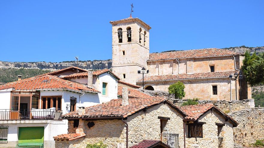 La iglesia de San Pelayo de Puentedey.