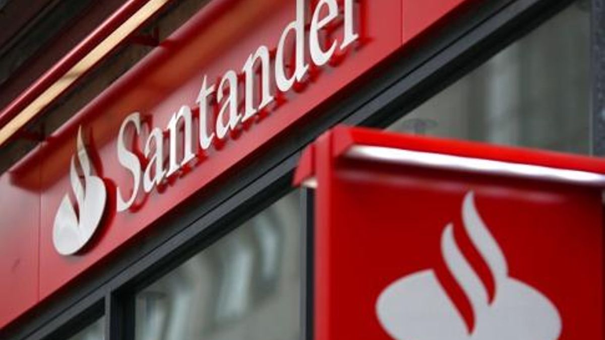 Una sucursal del Banco de Santander.