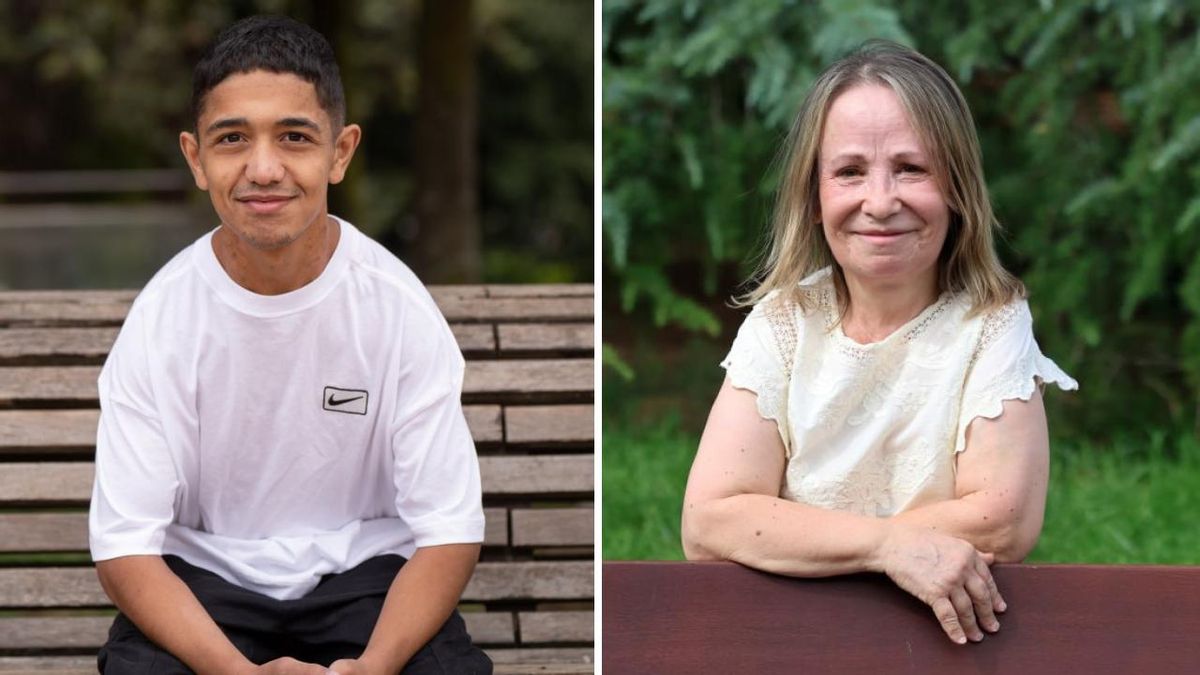 Yassine y Nora, los dos pacientes trasplantados con la nueva técnica.