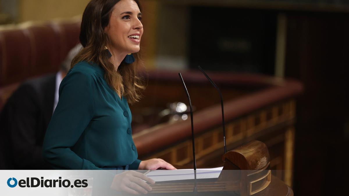 Irene Montero asegura que la ley trans estará aprobada antes de que ...