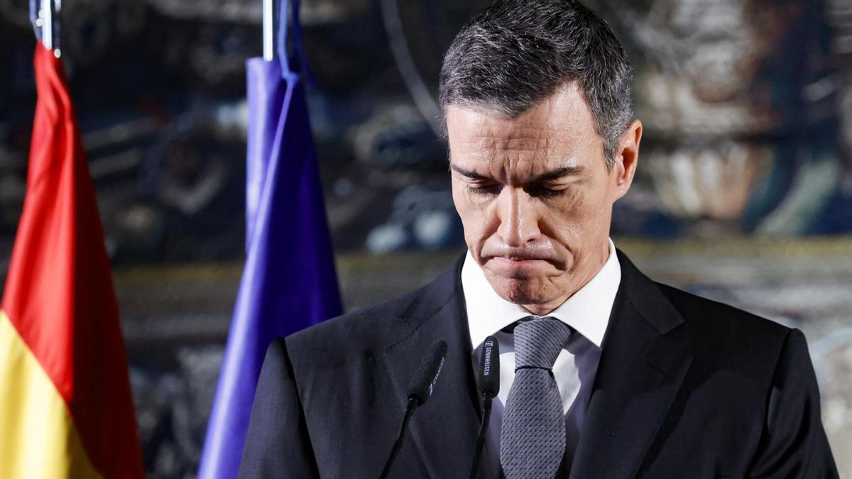 Pedro Sánchez, este miércoles en la embajada de Roma