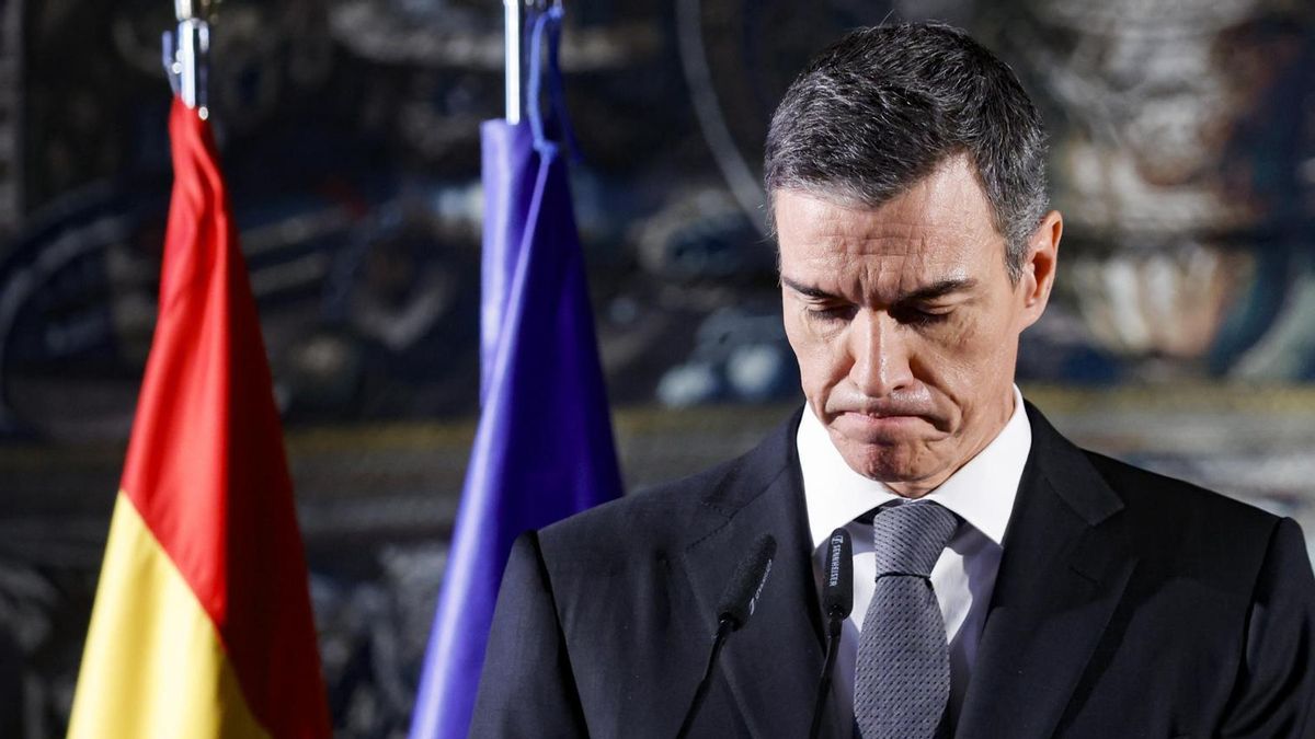Pedro Sánchez, el pasado miércoles, en la embajada de Roma.