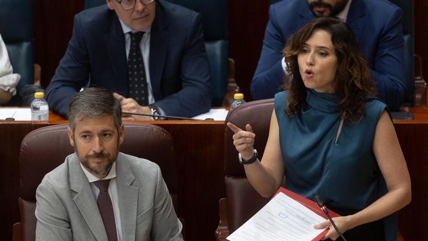 EuropaPress 5979164 presidenta comunidad madrid isabel diaz ayuso interviene pleno asamblea