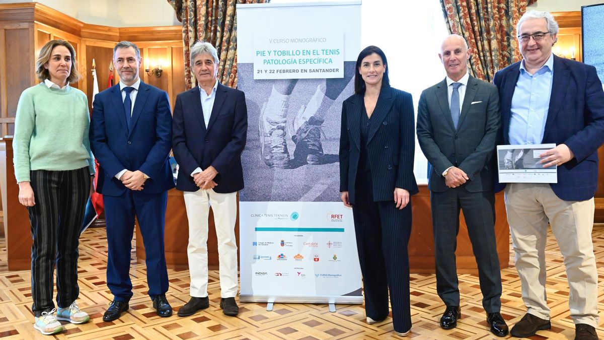 Acto de presentación del V Curso Monográfico de Patología Específica en el Tenis
