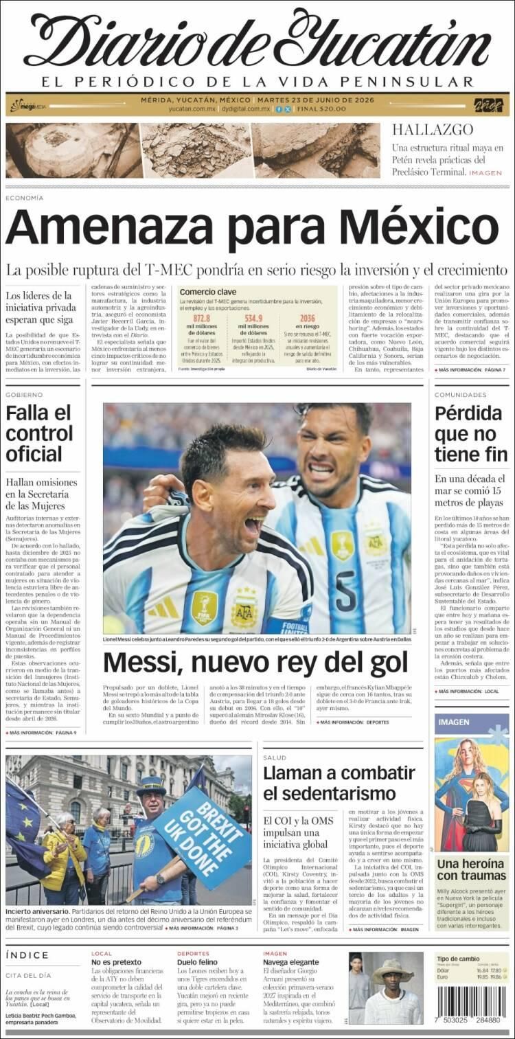Los diarios del mundo, a los pies de un Messi eterno