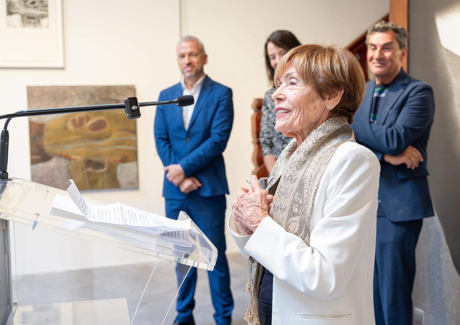 Inauguración de la exposición de Maribel Nazco.