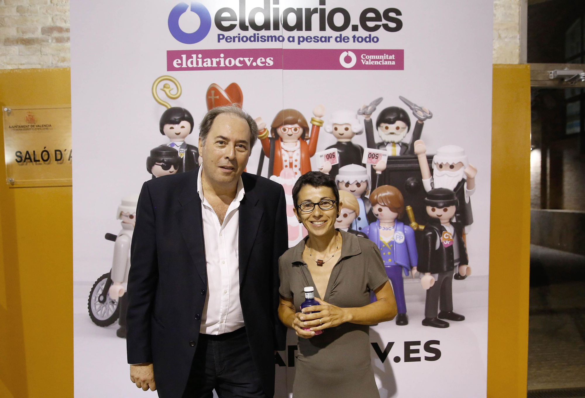 Algunos de los asistentes al acto