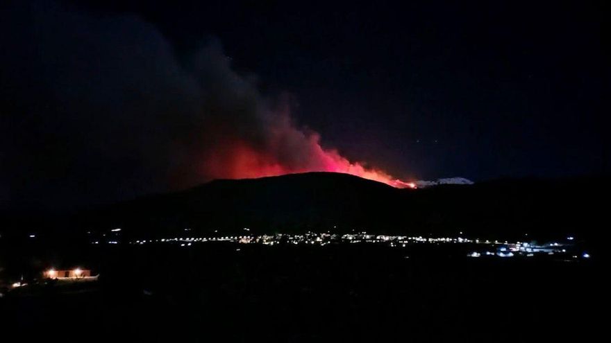 El incendio de Losar de la Vera arrasa cerca de 500 hectáreas y sigue activo en nivel 0