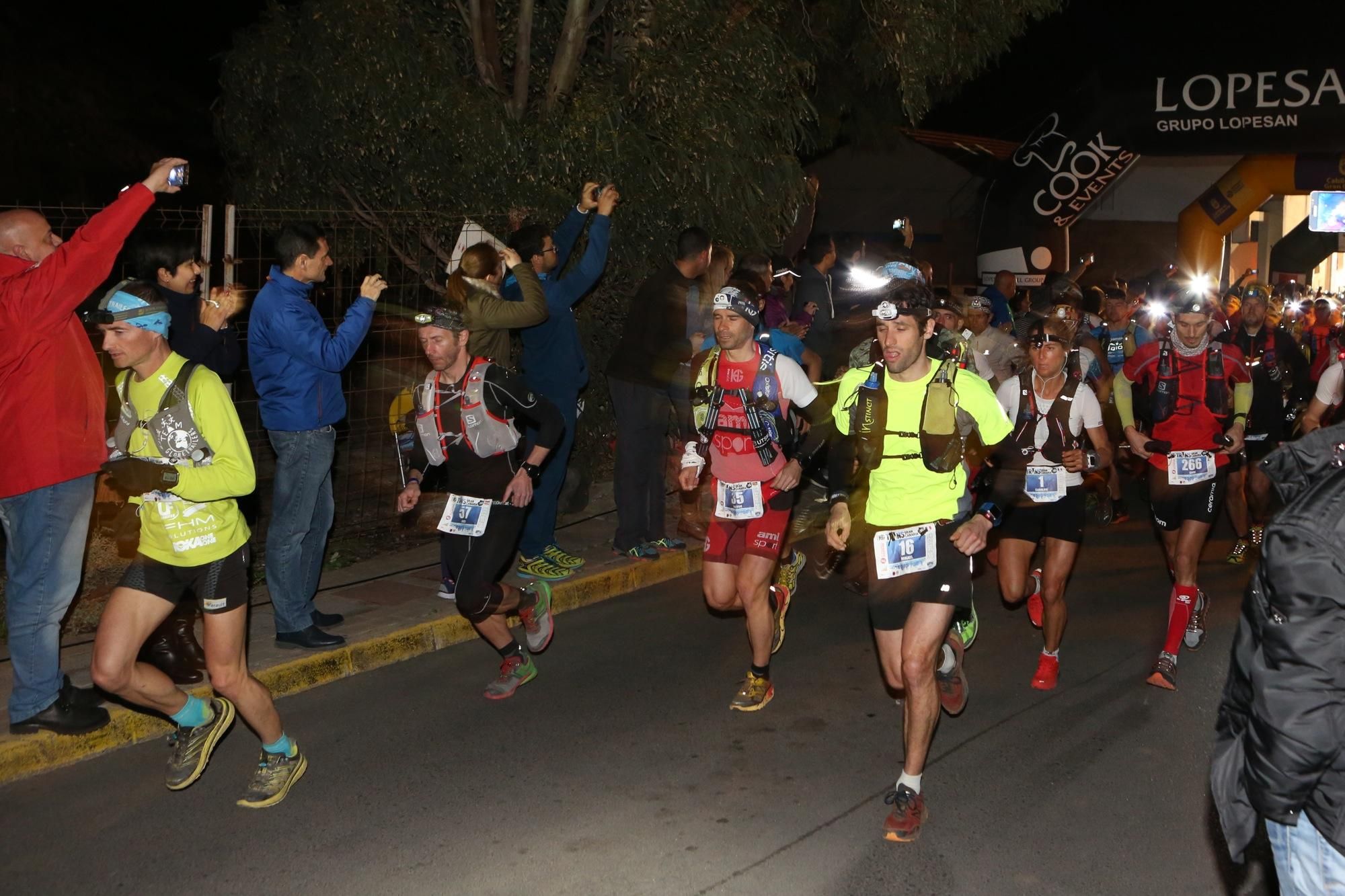 Salida de la Transgrancanaria 125 km. Alejandro Ramos.