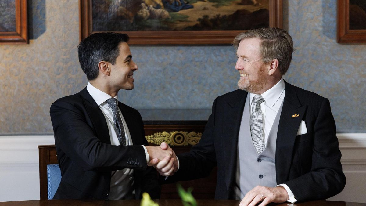 El rey Guillermo Alejandro, casado también con una argentina, recibe a Rob Jetten