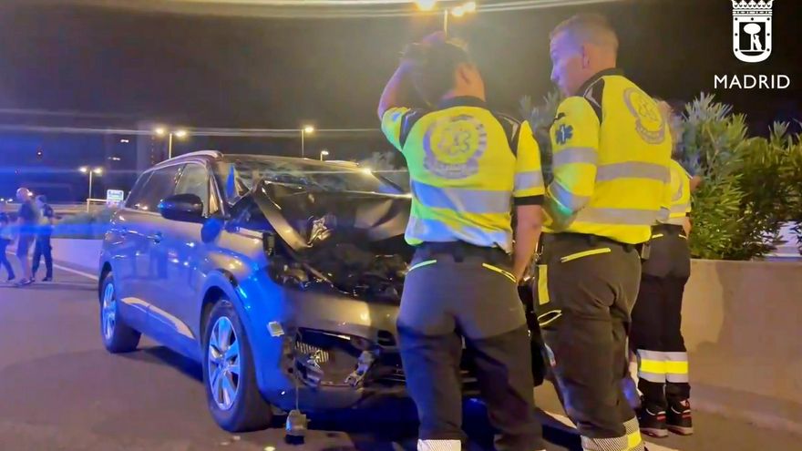 Muere un hombre atropellado al intentar cruzar por calzada de la M-30 de Madrid cuando huía de la policía