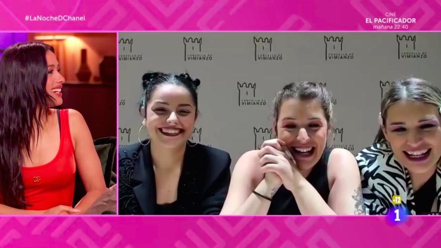 La sorpresa de Tanxugueiras a Chanel en TVE: "Merecías un puesto más arriba"