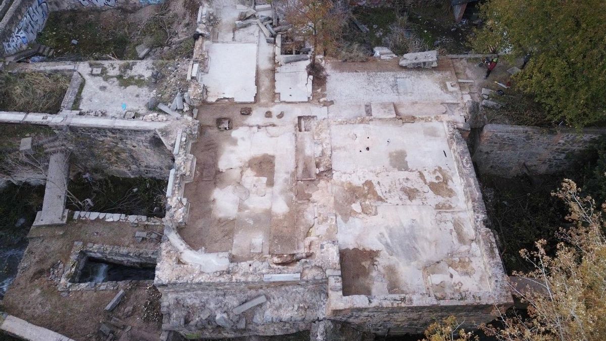 Imagen de la zona de excavación tras la conclusión de los trabajos