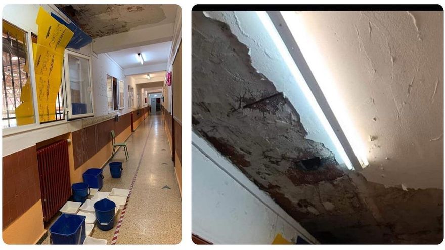 Los padres del colegio Quevedo convocan una concentración este viernes por el mal estado de las instalaciones